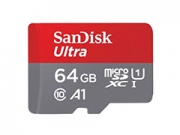 Sandisk micro SDHC UHS-1 + adapter 64GB memóriakártya